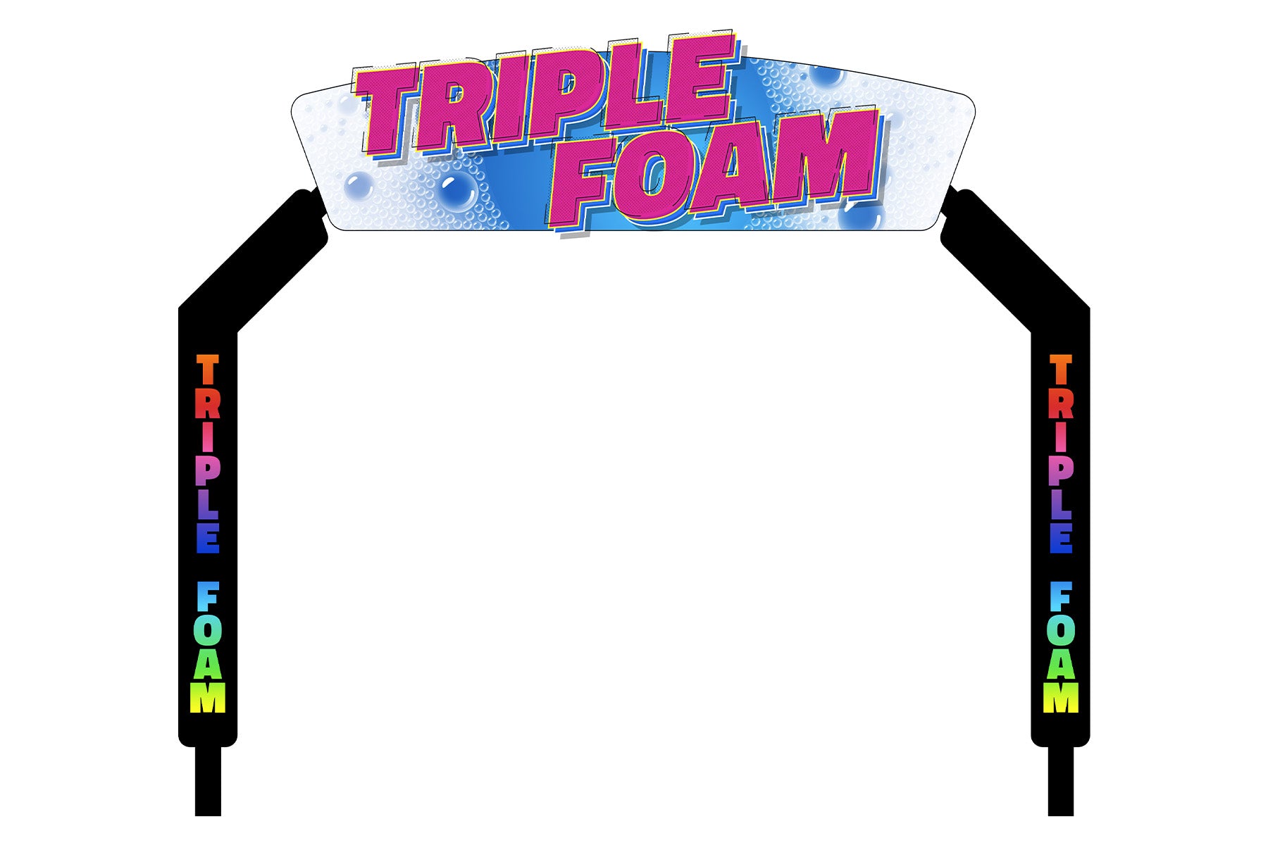 Edge Arch with Letter Legs
