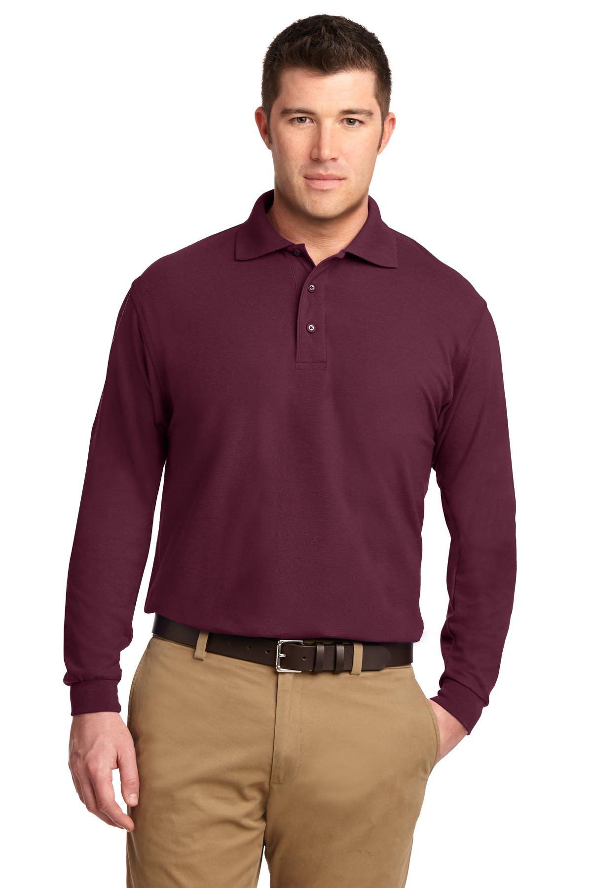 Port Authority ® Silk Touch™ Long Sleeve Polo. K500LS