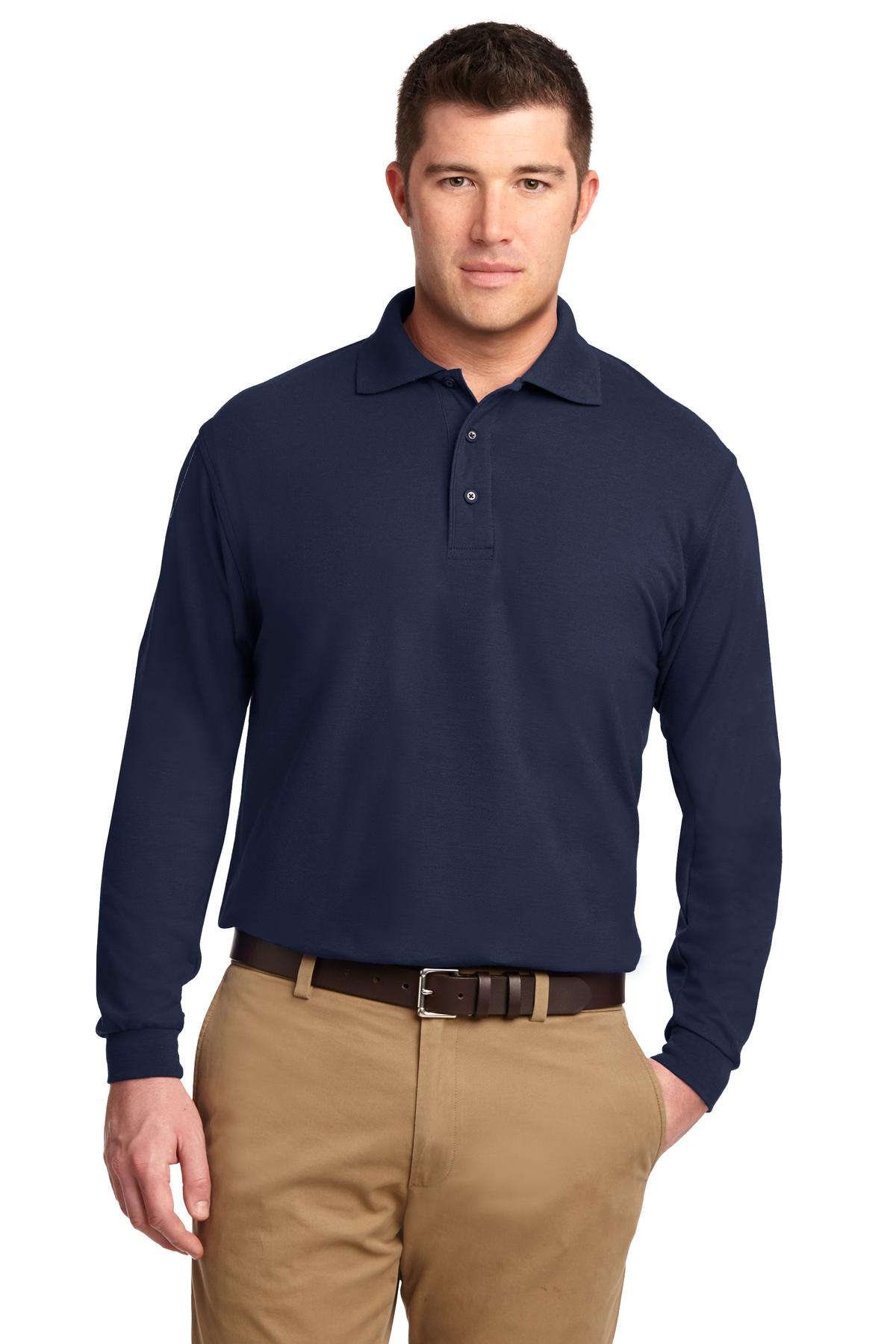 Port Authority ® Silk Touch™ Long Sleeve Polo. K500LS
