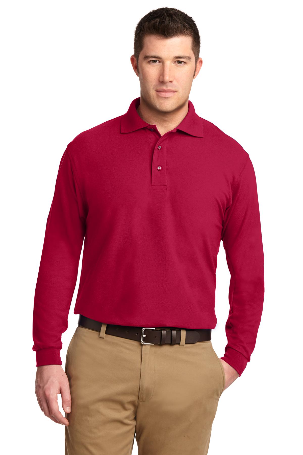 Port Authority ® Silk Touch™ Long Sleeve Polo. K500LS