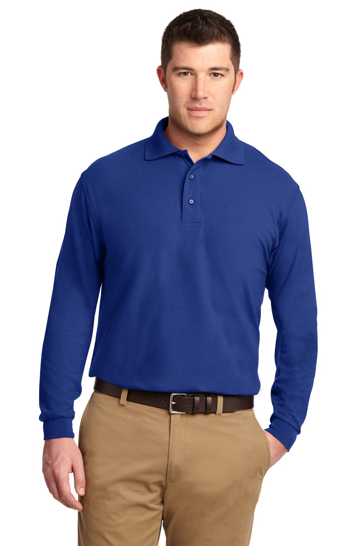 Port Authority ® Silk Touch™ Long Sleeve Polo. K500LS