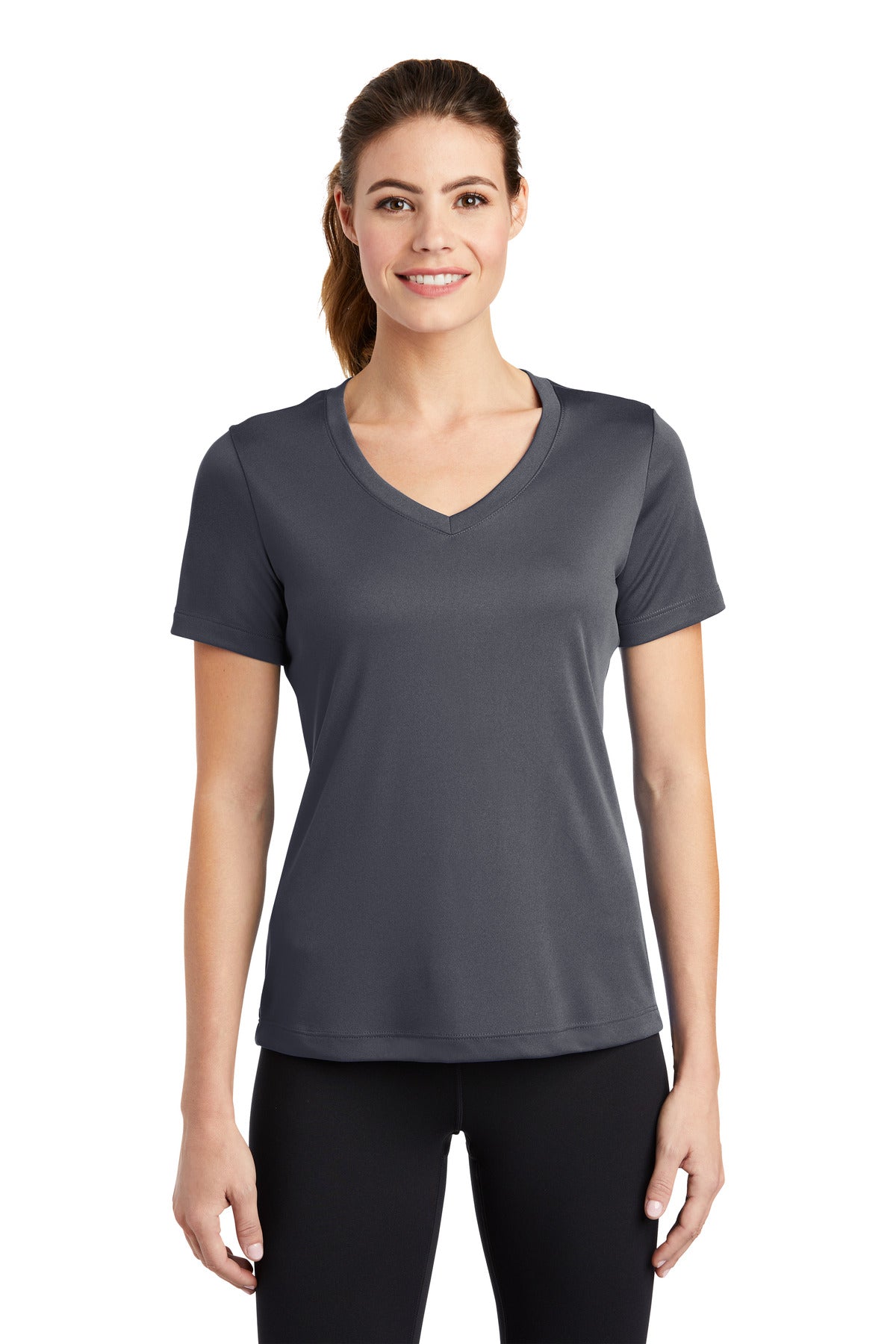 Sport-Tek ® Women's PosiCharge ® Competitor™ V-Neck Tee. LST353