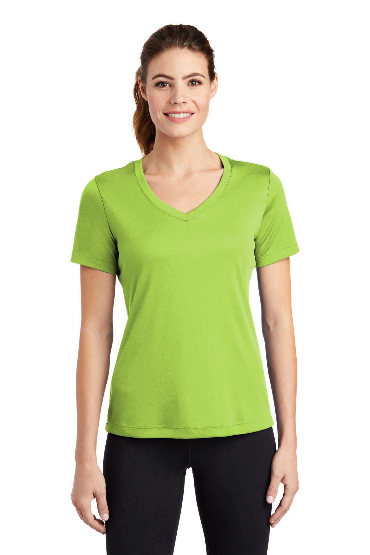 Sport-Tek ® Women's PosiCharge ® Competitor™ V-Neck Tee. LST353