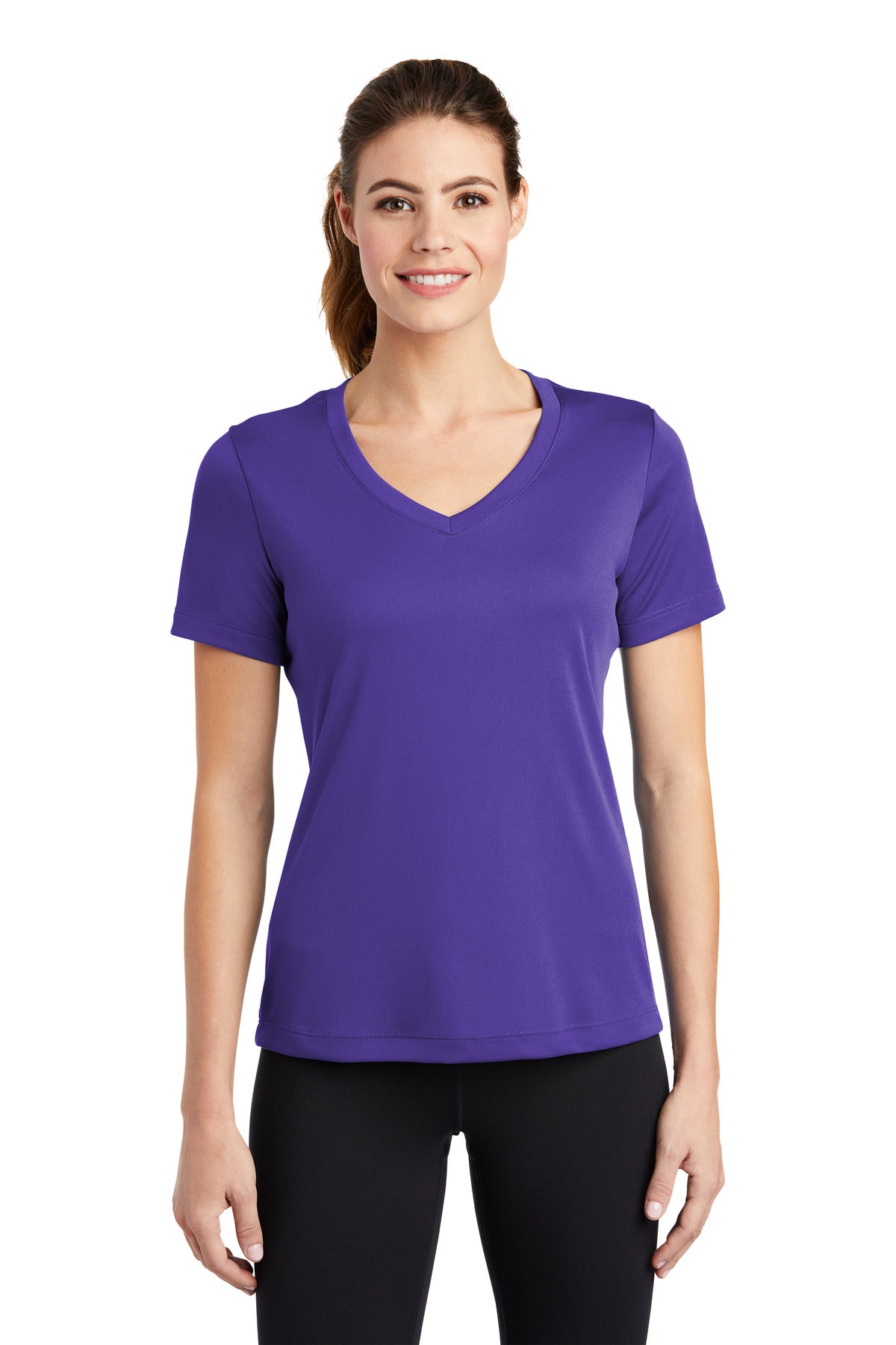 Sport-Tek ® Women's PosiCharge ® Competitor™ V-Neck Tee. LST353