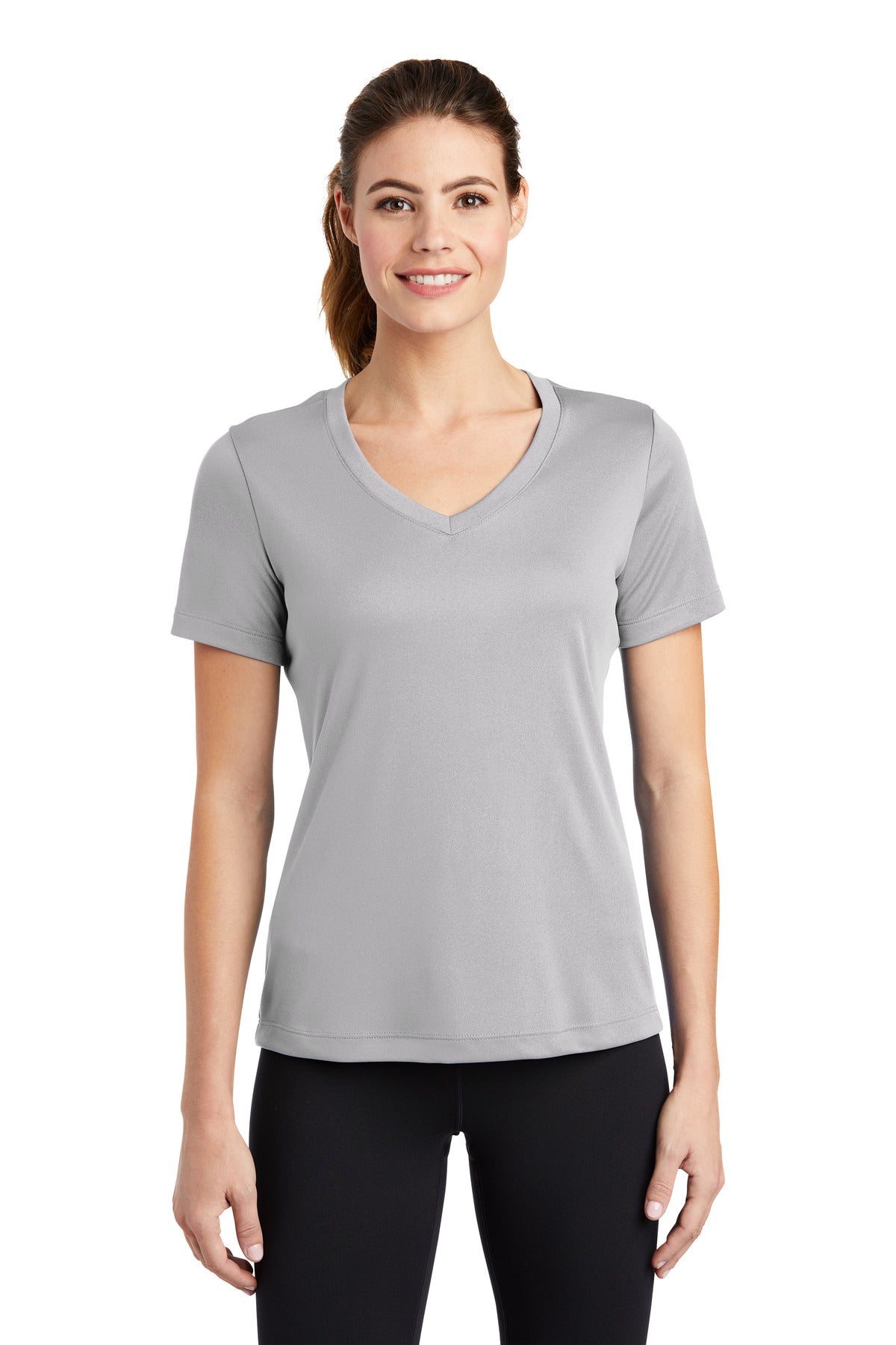 Sport-Tek ® Women's PosiCharge ® Competitor™ V-Neck Tee. LST353