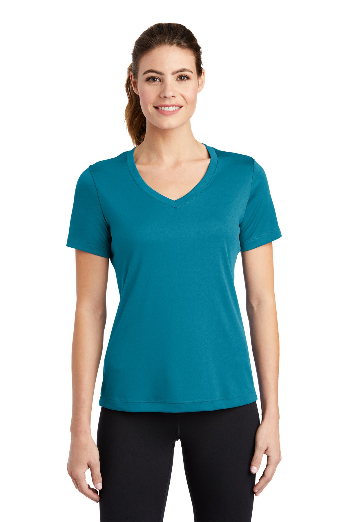 Sport-Tek ® Women's PosiCharge ® Competitor™ V-Neck Tee. LST353