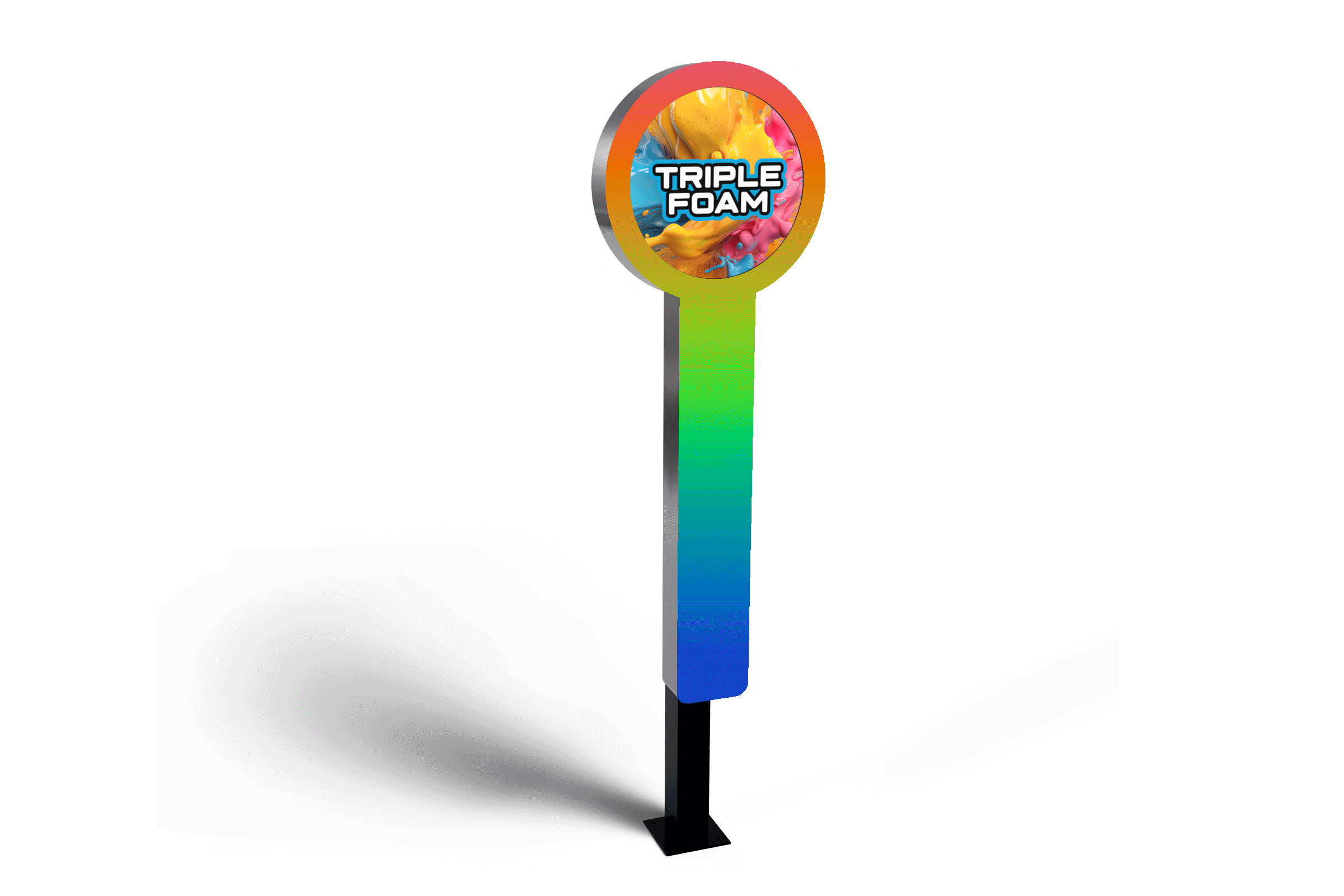Rainbow Glow Pop Tunnel Fixture