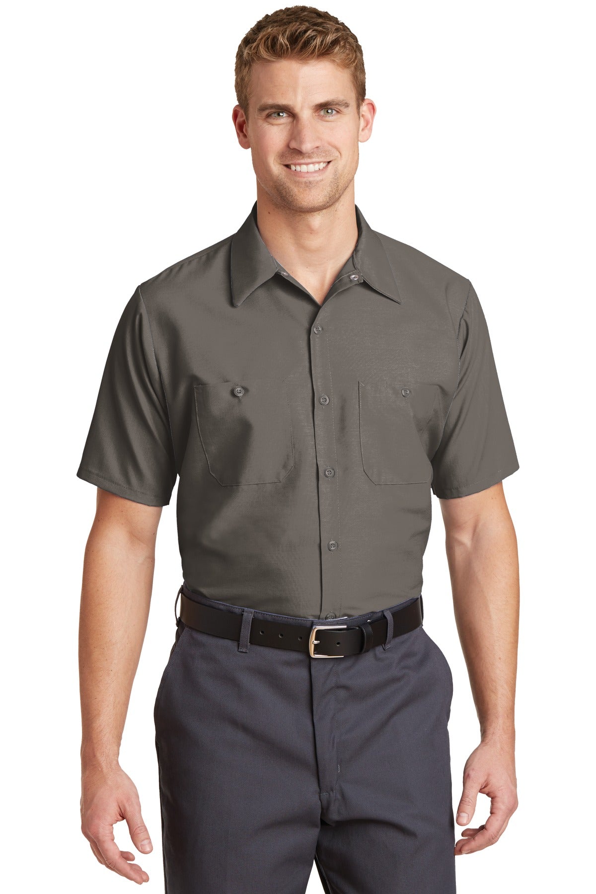 Red Kap® Short Sleeve Industrial Work Shirt. SP24