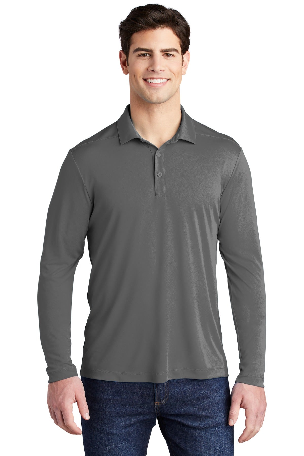 Sport-Tek ® Posi-UV ® Pro Long Sleeve Polo. ST520LS