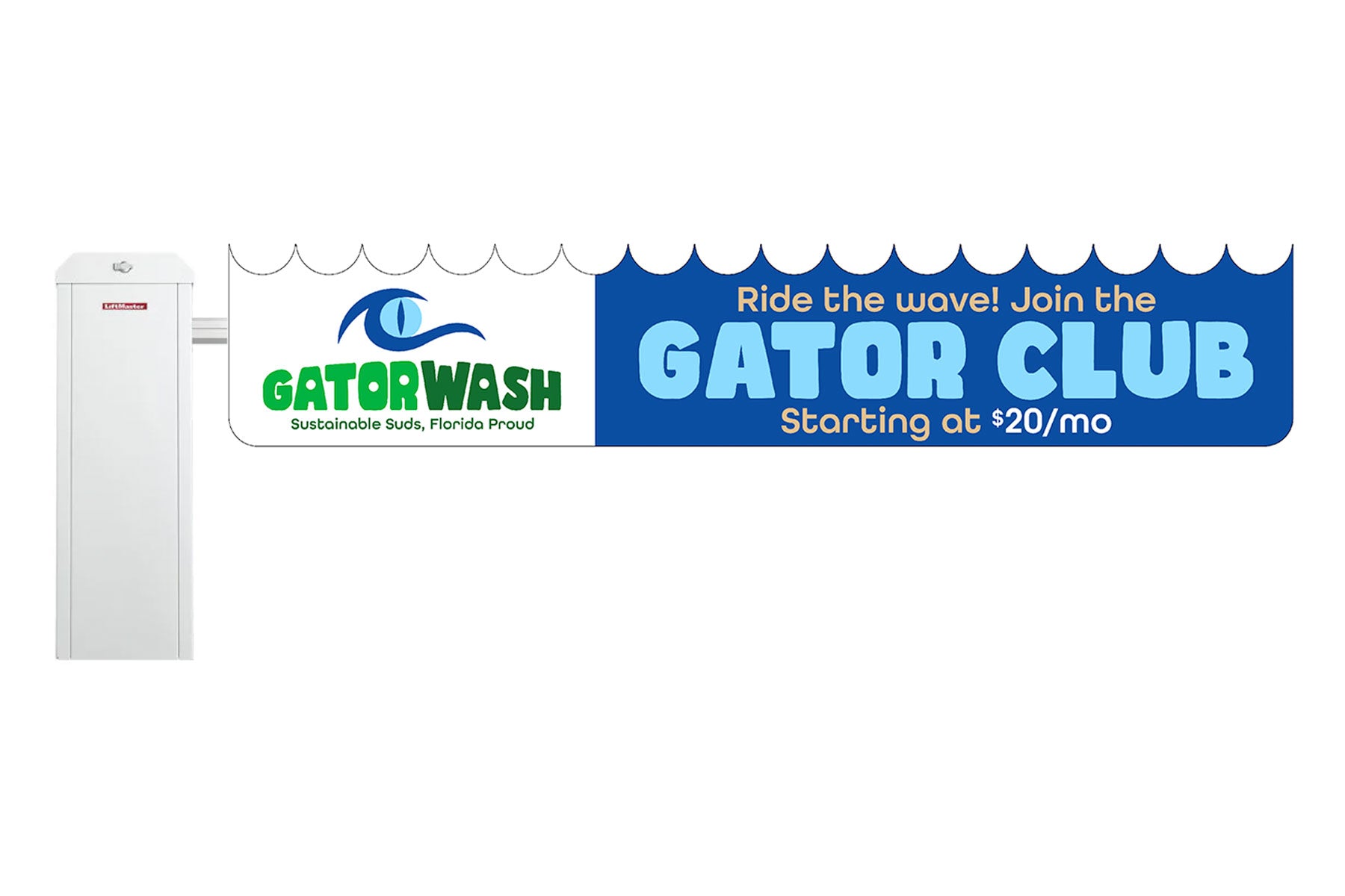 Gate Arm Banner