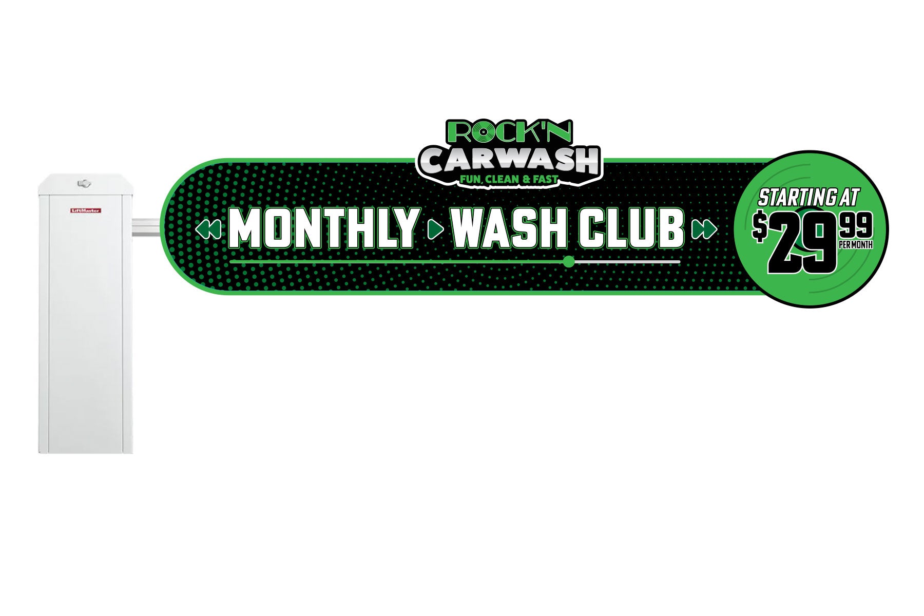 Gate Arm Banner