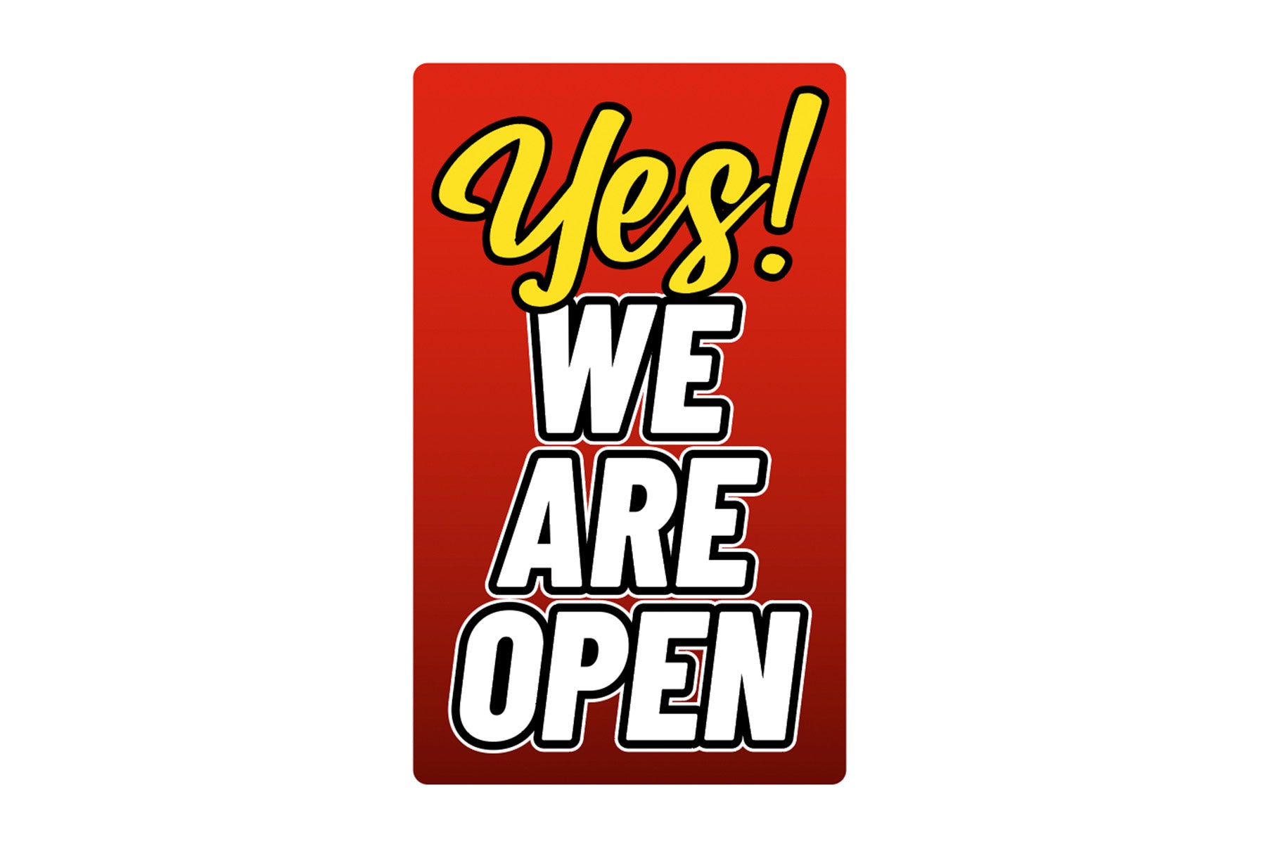 Custom Die-Cut Antenna Sign