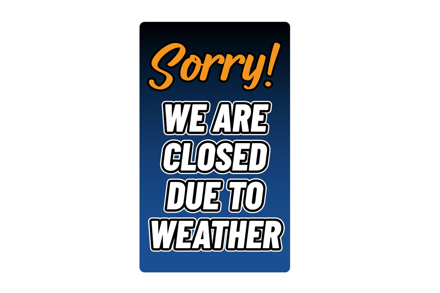 Custom Die-Cut Antenna Sign