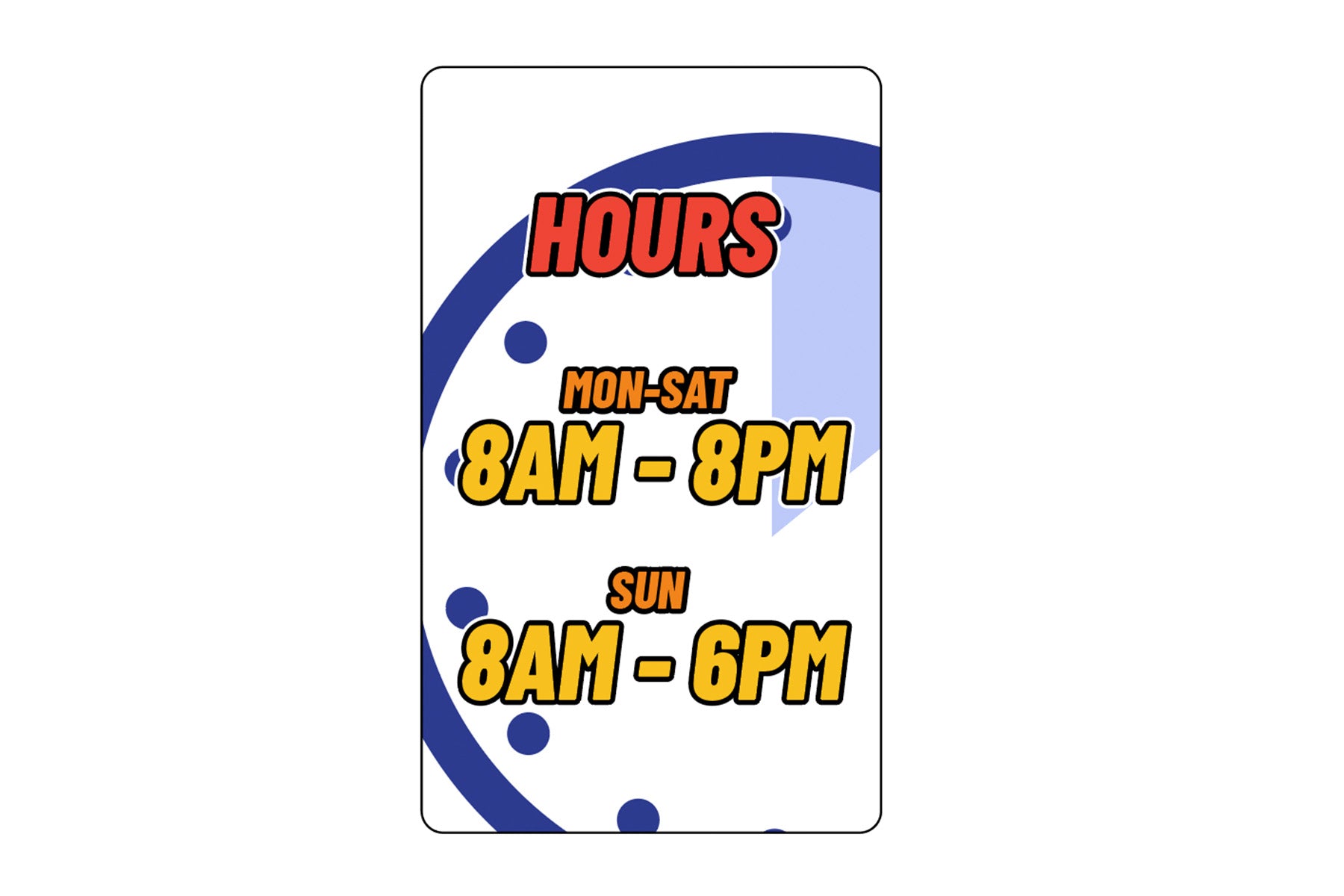 Custom Die-Cut Antenna Sign